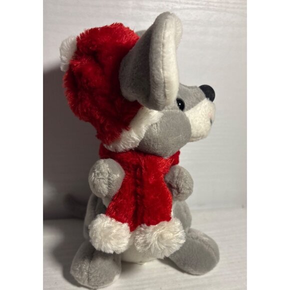 Sears Christmas Plush Whiskers Mouse 2001 6" - Picture 3 of 5